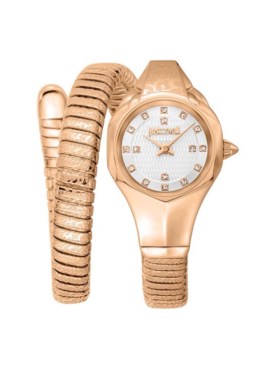 Just Cavalli Signature Snake Amalfi JC1L270M0045 Sieviešu Rokas Pulkstenis