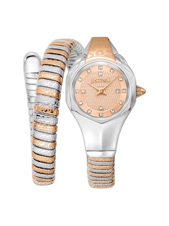 Just Cavalli Signature Snake Amalfi JC1L270M0065 Sieviešu Rokas Pulkstenis