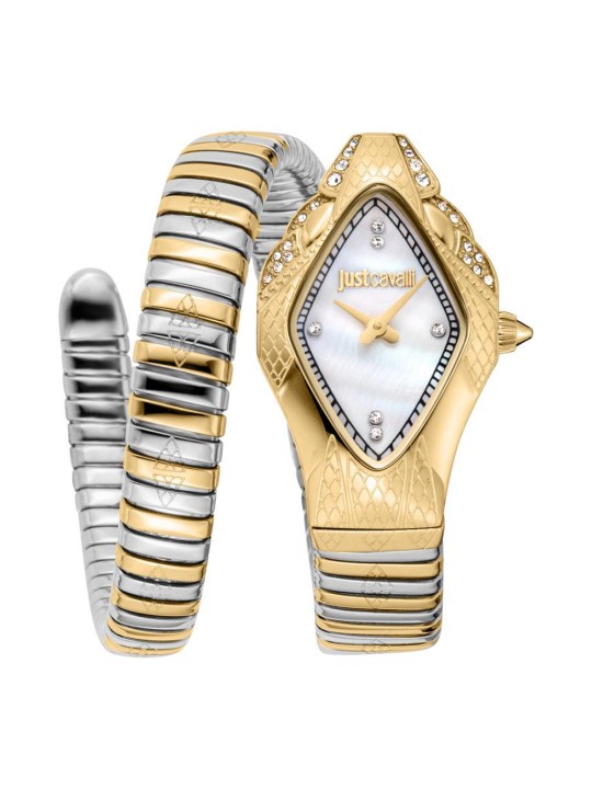 Just Cavalli Signature Snake Ferocious JC1L306M0065 Sieviešu Rokas Pulkstenis
