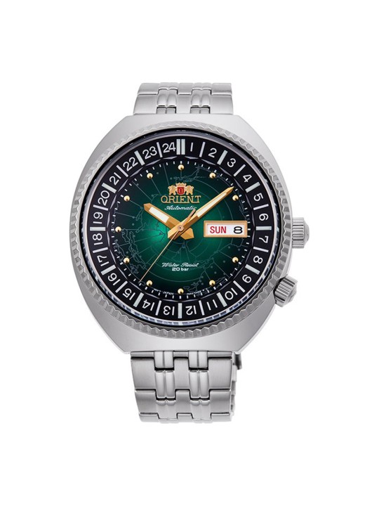 Orient World Map Revival Automatic RA-AA0E02E39B Vīriešu Rokas Pulkstenis