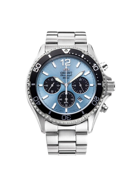 Orient Mako Solar Powered RA-TX0206L10B Vīriešu Rokas Pulkstenis Chronograph