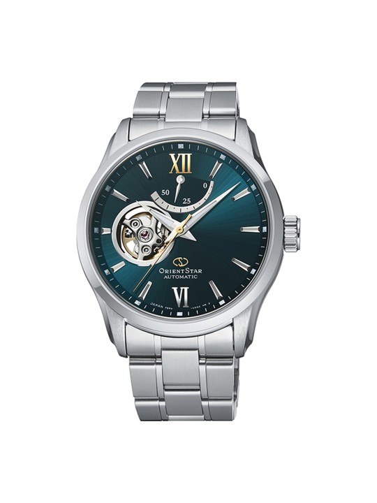 Orient Star Open Heart Automatic RE-AT0002E00B Vīriešu Rokas Pulkstenis