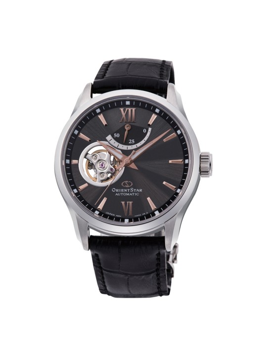 Orient Star Open Heart Automatic RE-AT0007N00B Vīriešu Rokas Pulkstenis