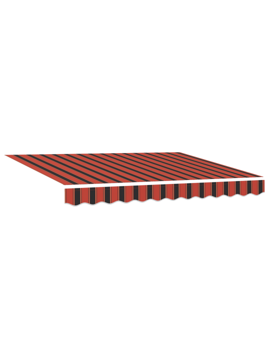 Automātiskā iebīdāmā nojume apelsīnu un brūna 300x250 cm