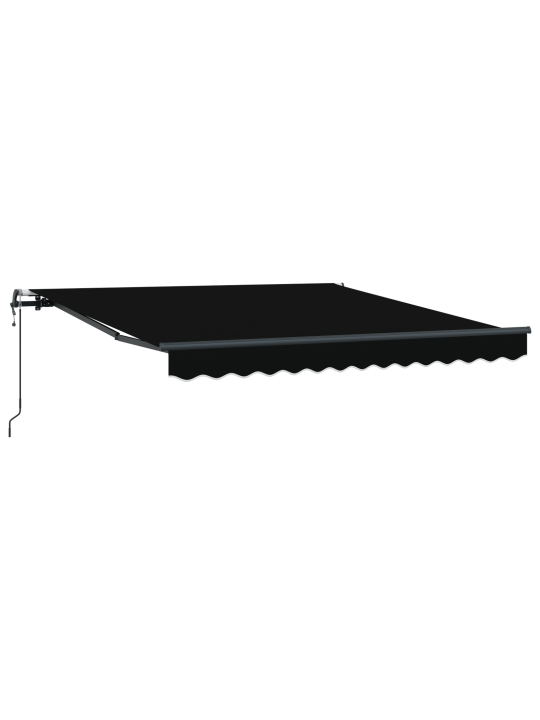 Automātiska iebīdāmā nojume melnā 300x250 cm