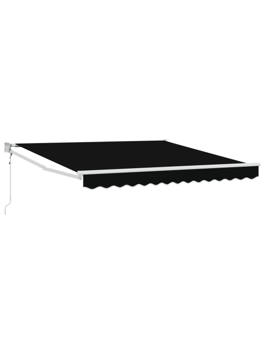 Automātiskā iebīdāmā nojume melna 300x250 cm