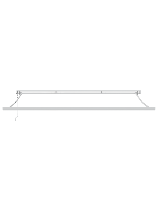 Manuālā iebīdāmā nojume oranža un brūna 350x250 cm