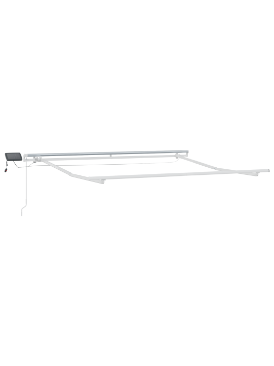 Manuāla ievelkama nojume ar led krāsainām svītrām 350x250 cm