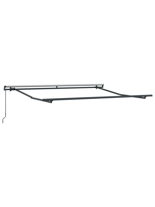 Manuālā iebīdāmā nojume melna 350x250 cm