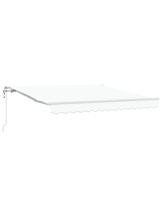 Automātiska iebīdāmā nojume balta 350x250 cm