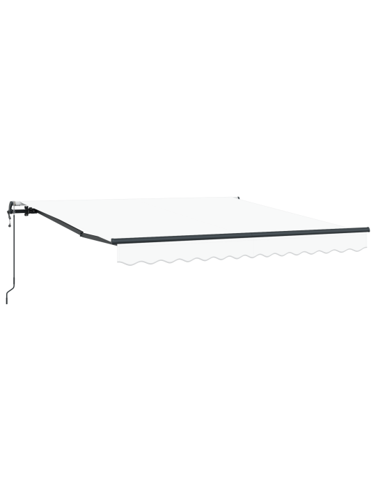 Automātiskā iebīdāmā nojume balta 350x250 cm