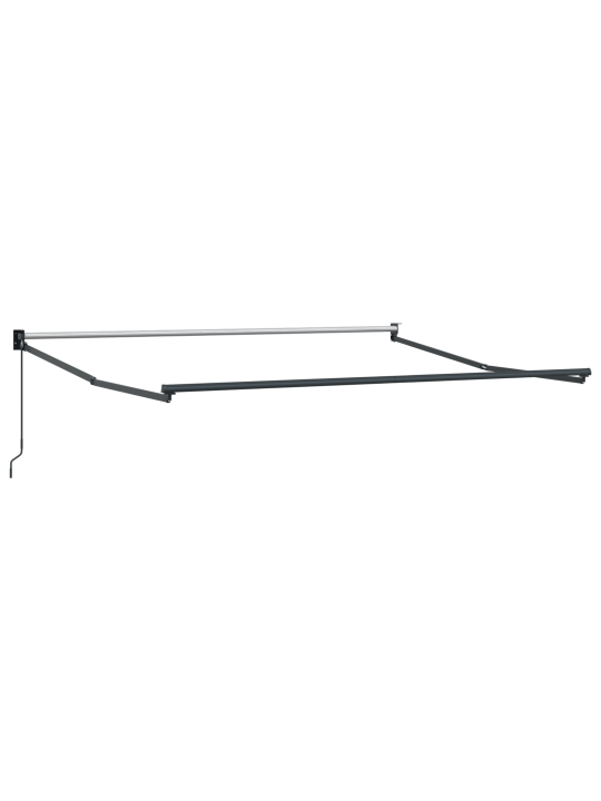 Roku ieliekamā nojume gaismas pelēkā krāsā 350x250 cm