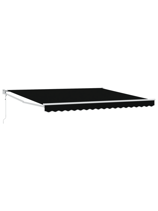 Automātiskā iebīdāmā nojume melna 400x300 cm
