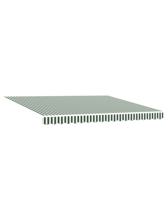 Automātiskā iebīdāmā nojume ar led zaļa un balta 400x300 cm
