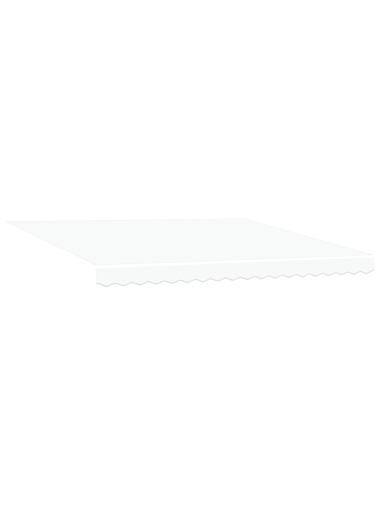 Automātiskā ievelkamā nojume ar led balta 400x350 cm