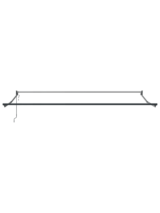 Automātiskā iebīdāmā nojume ar led zaļā un baltā 400x350 cm