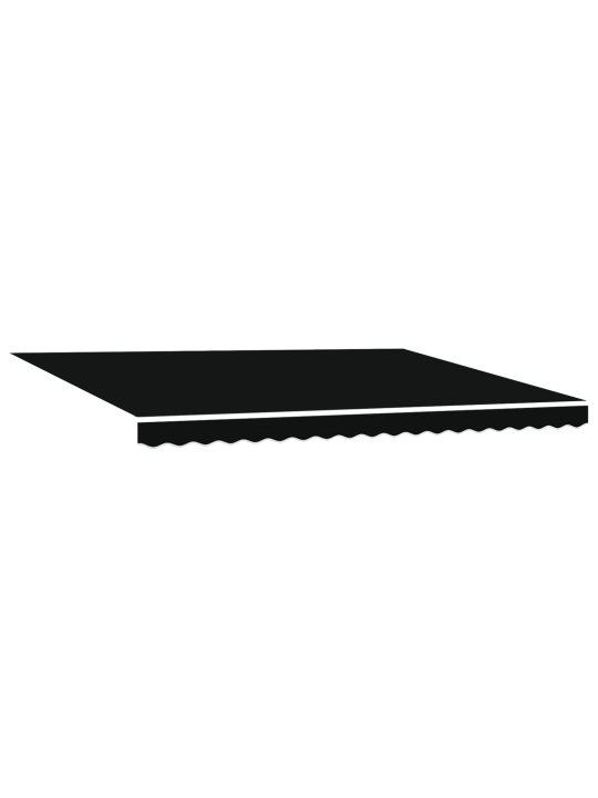 Automātiska iebīdāma nojume melna 450x300 cm