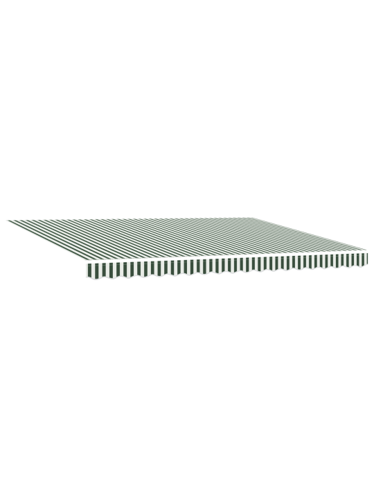 Automātiskā atkāpjama nojume ar led zaļā un baltā krāsā 450x300 cm