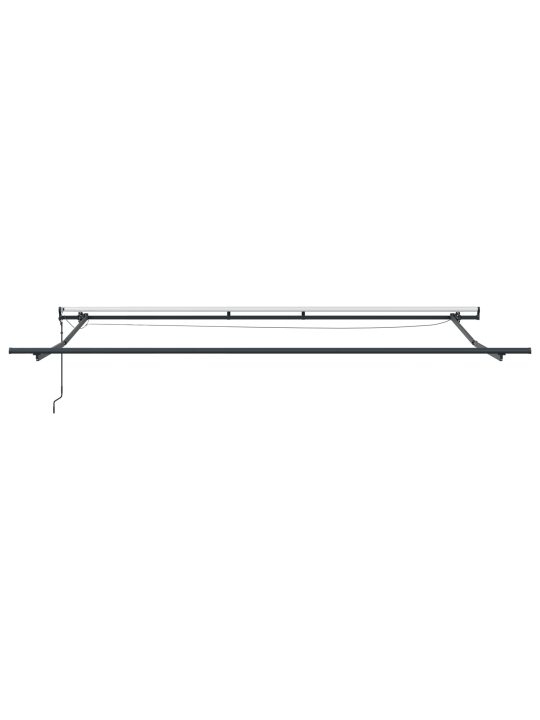 Automātiskā atkāpjama nojume ar led zaļā un baltā krāsā 450x300 cm