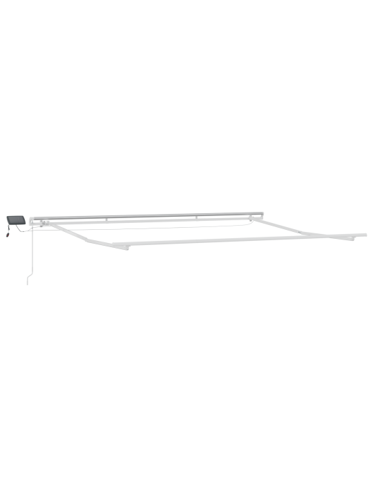 Rokas ievelkamā nojume ar led melnā krāsā 450x350 cm