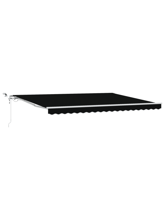 Automātiskā nolokāma nojume ar led melnā 450x350 cm