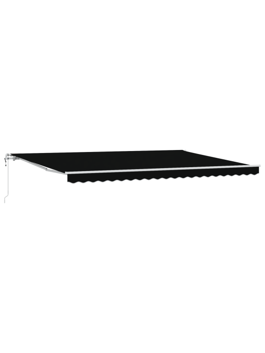 Automātiskā iebīdāmā nojume melnā krāsā 500x300 cm