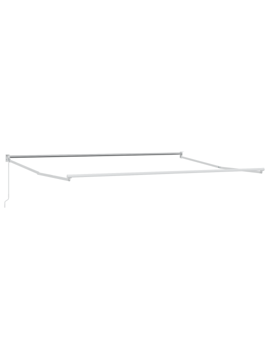 Vidaxl manuālā ievelkamā nojume sarkana 500x300 cm, vidaxl nojumes nomaiņas audums 5x3 m rāmim sarkans