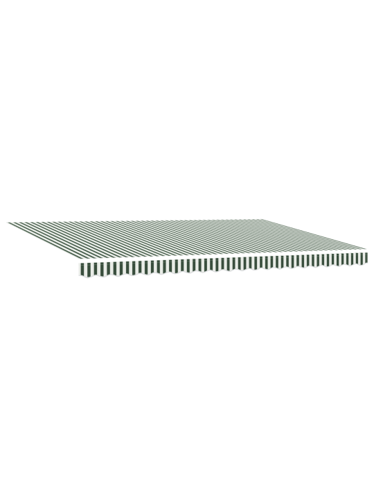 Automātiskā atkāpjošā nojume zaļā un baltā krāsā 500x300 cm
