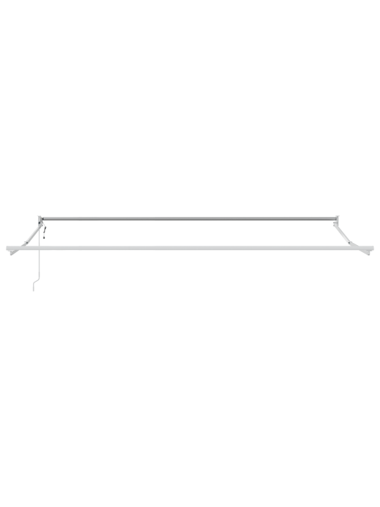 Automātiskā atkāpjošā nojume zaļā un baltā krāsā 500x300 cm