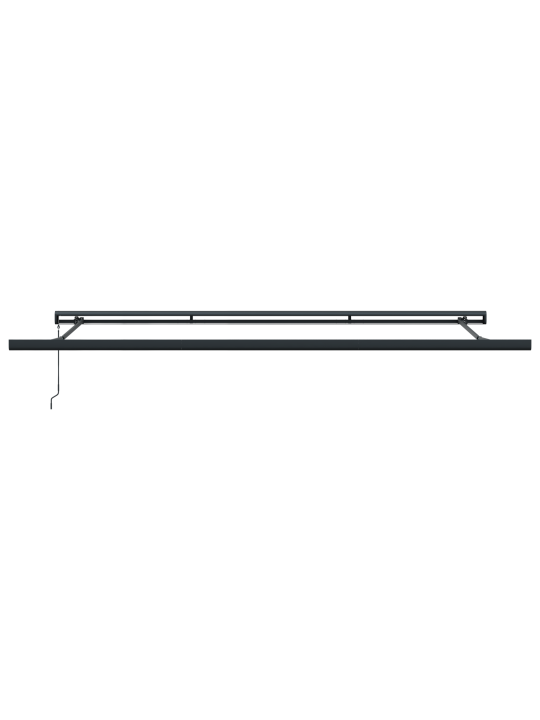 Manuālā ievelkamā nojume zaļā un baltā krāsā 500x300 cm