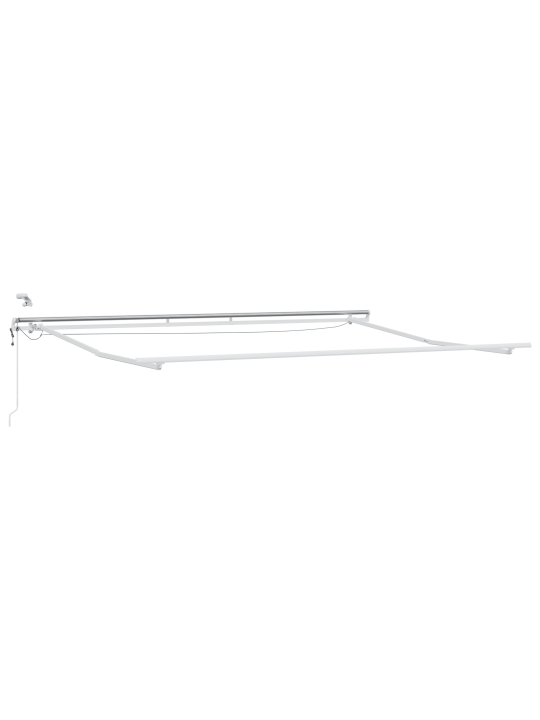 Automātiskā iebīdāmā nojume ar led bēšs 500x350 cm