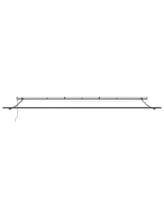 Automātiskā iebīdāmā nojume ar led dzelteniem un oranžiem toņiem 600x300 cm