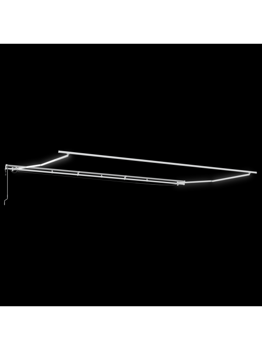Automātiska iebīdāma nojume ar led melnā krāsā 600x300 cm