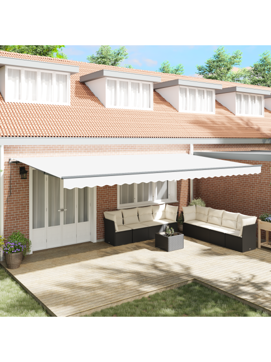 Manuālā nojume balta 600 x 300 cm