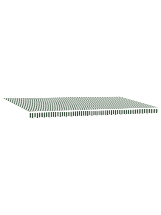 Automātiskā iebīdāmā nojume ar led zaļā un baltā krāsā 600x300 cm