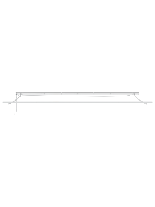 Automātiskā iebīdāmā nojume ar led zaļā un baltā krāsā 600x300 cm