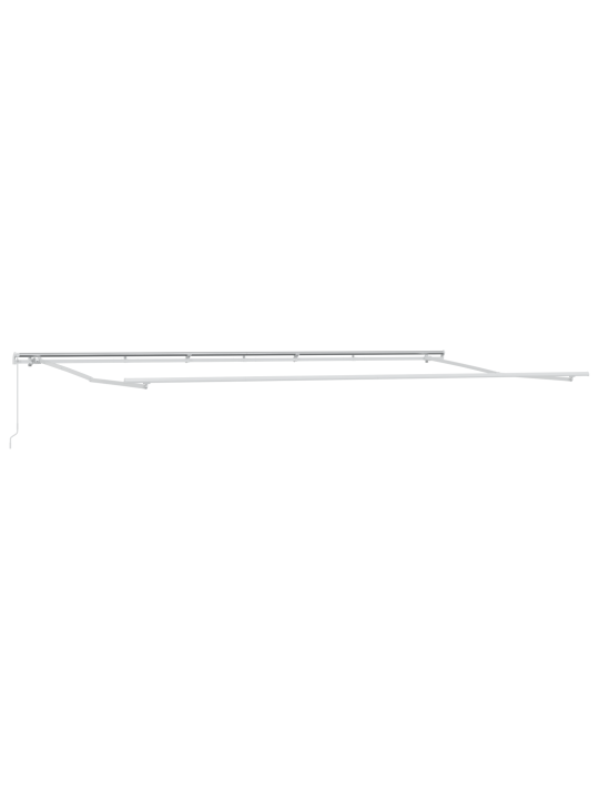 Manuālā ievelkamā nojume dzeltena un oranža 600x350 cm