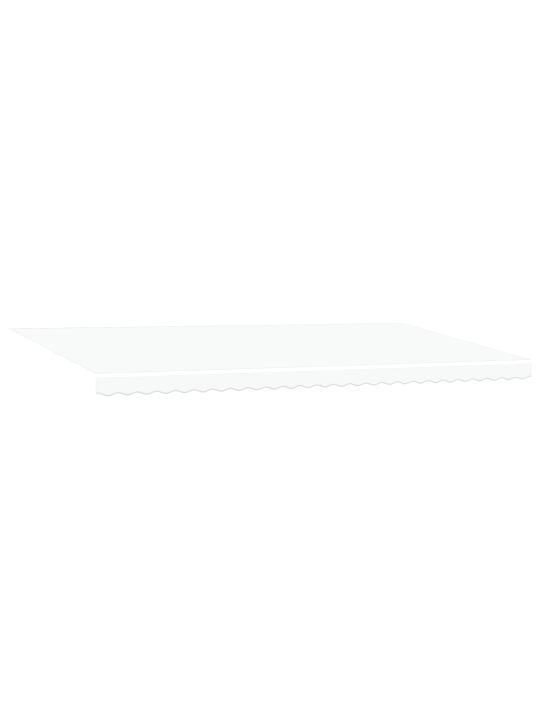 Automātiskā iebīdāmā nojume ar led balta 600x350 cm