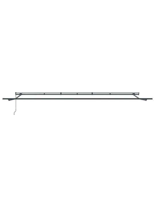 Manuālā izejamā nojume zaļa un dzeltena 600x350 cm