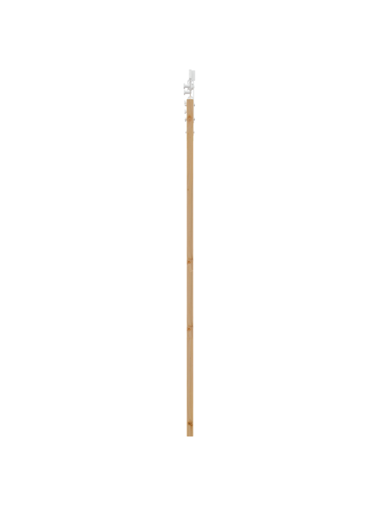 Bīdāmās durvis ar aparatūras komplektu 73.5x198.5 cm cietā priežu kokā