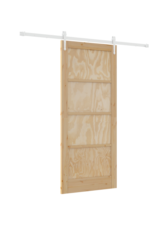 Bīdāmās durvis ar aparatūras komplektu 86x198.5 cm masīvkoks priede