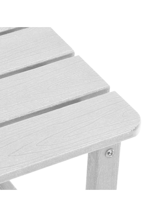 3 daļu dārza komplekts balts hdpe