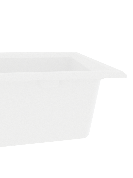 Virtuves izlietne balta 790x500x193 mm granīts