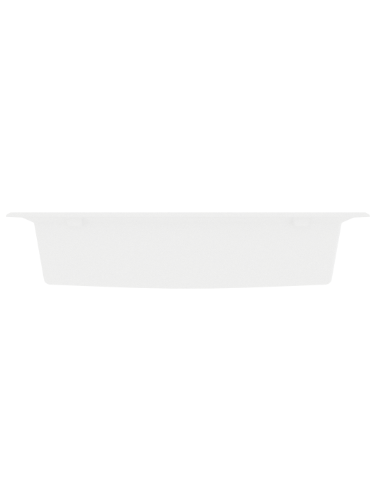 Virtuves izlietne balta 790x500x193 mm granīts