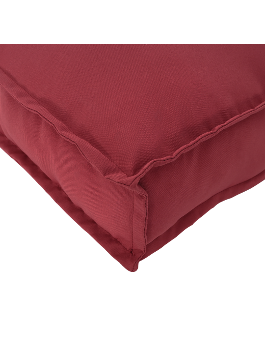 2 gabalu paletes spilvenu komplekts bordo oxford audums