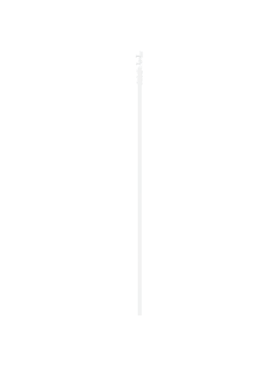 Slīdošas durvis ar aparatūras komplektu balts 83x232 cm masīvkoks priede