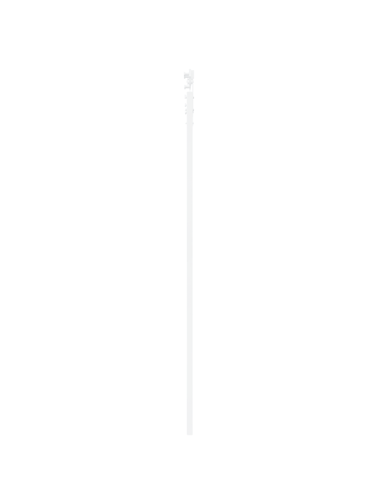 Bīdāmās durvis ar aparatūras komplektu balts 78x232 cm cieta priežu koka