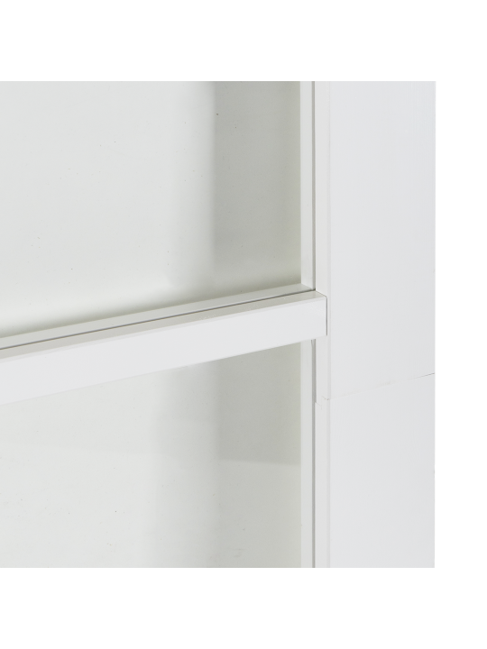 Baltas iekšējās durvis ar aparatūras komplektu 78 x 211 cm cietā priedes koks