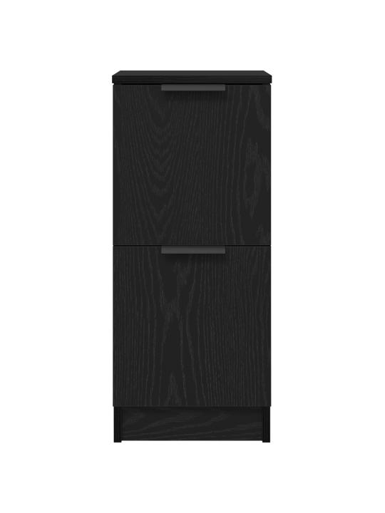 Sideboards 3 gabali melna ozola inženierijas koks