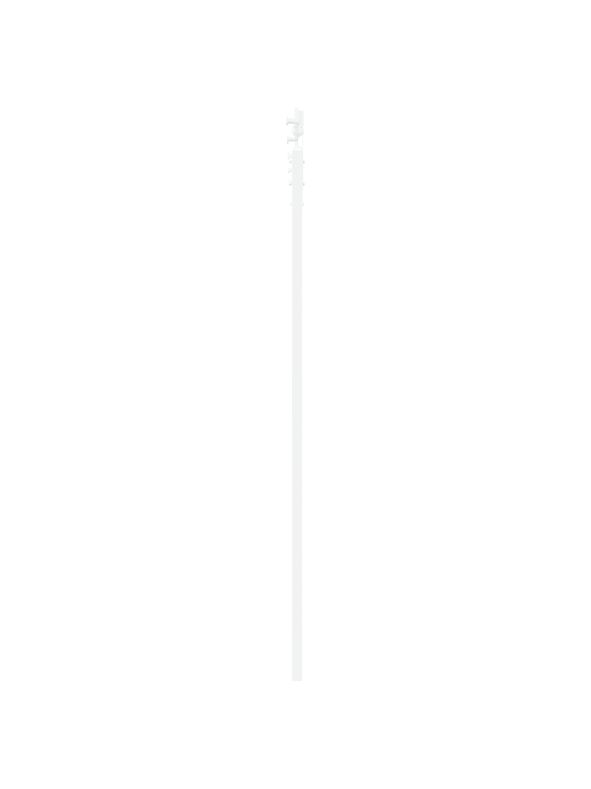 Bīdāmās durvis ar aparatūras komplektu Baltas 73.5x198.5 cm cietā priedes